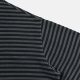  stripe washing hood zip-up