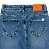 EMBROIDERED SPANDEX BOOTCUT DENIM PANTS code 18303
