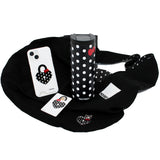 Reversible Dot Tote Bag (Black)