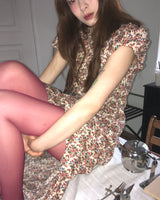 flattering puff dress