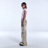 SAINT TWO-WAY JEANS_BEIGE