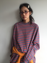 ポージー ストライプド Tシャツ(2color)