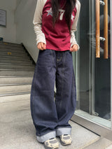 Unisex Azuma Daily Hip Stitch Selvage Denim Pants