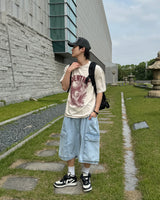 デンティグラフィックショートスリーブTシャツ