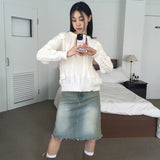 ハネンビンテージローズフラワーツイストニット