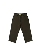 Line capri pants_brown