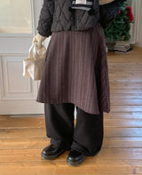 [Unisex] Mikala Banding Wide Brushed Pants