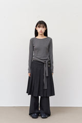(W) Oat Tie Top