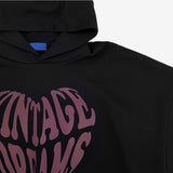 T-Shirt Heart Lettering Hooded T-Shirt