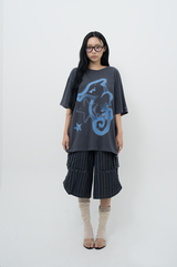 シーホースボクシーTシャツ_チャコール