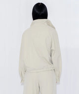 DRAWSTRING TRACK JACKET