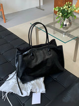 Classic Multi-Pocket Large Office Tote Shoulder Bag