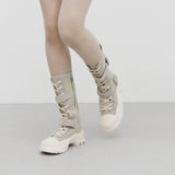 Ned Buckle Suede Middle Boots