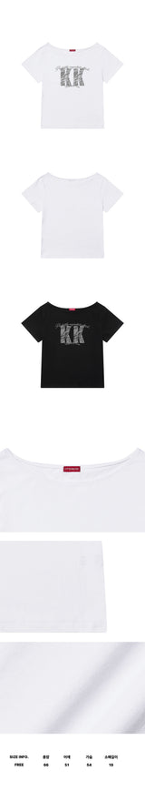 KKクラックワンショルダーTシャツ (SSDKNK-107)