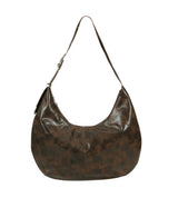 C BELT LOOP HOBO BAG_BROWN