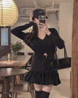 Balloon mini skirt
