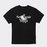 Silver Apple T-shirt (Black)
