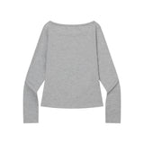 RODEZ 72 AMERICAN FLAG ONE SHOULDER LONG SLEEVE T (2Color)