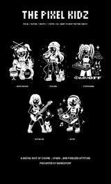 PIXEL DRUM KID OVER FIT T-SHIRT (3color)