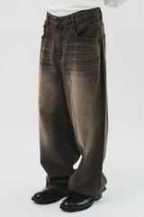 Pasrty Brown Washed Denim