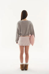 Mix logo sweatshirt - gray