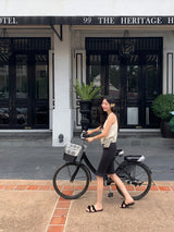 [MADE] LUBO FRILL BIKER PANTS