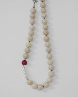 HAZEL WOOD BEADS NECKLACE