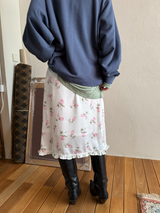 ロージーサテンスカート