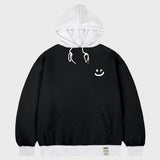 [UNISEX] スモールドローイングカラーブラックフーディー