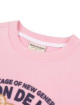UNISEX Bare Friends レギュラーフィットスウェットシャツ ピンク (FCF1TS322M)