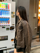 Clang wool striped cardigan