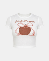 Ria French Apple Ribbon Tee