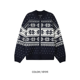 [F/W] スノーノルディックニットジップアップ(3color)