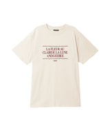 UNISEX メッセージエンブロイダリーT