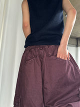 Reels Back Curve Pigment Balloon Bermuda Shorts 3color