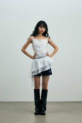 NYX MINI DRESS / WHITE