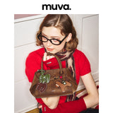 muva. Original Fold‑Over Handbag, Elegant Retro Premium‑Feel Cross‑body Purse for Autumn‑Winter, New Arrival Dec 19