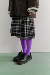 Formal Check Wrap Skirt (2color)
