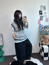 SNOW WING BALLOON GLEECE LONG PANTS 🤍🖤🧸3COLOR