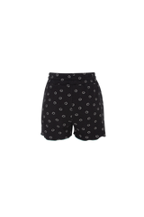 smile shorts black