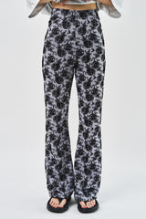 (W) Rose Jacquard Pants (2color)