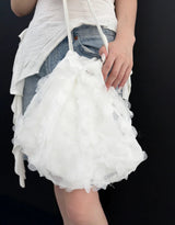 レースストラップバッグ (white)
