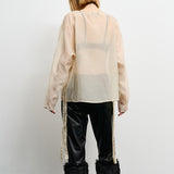 SEE THROUGH LONG SLEEVE IVORY