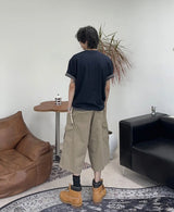 Ferid Stone Washed Cargo Bermuda Pants