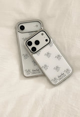 Flower Drawing Epoxy Phone Case