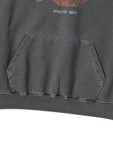 25FW BASKET BALL PIGMENT WIDE HOODIE CHARCOAL