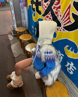 アーガイルカウチンノルディックニットカーディガン