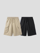 Round cargo burmuda pants 2color