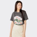 MUGUNGHWA ピグメントTシャツ