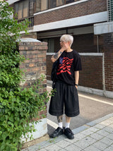 レイヤースティッチバミューダパンツ